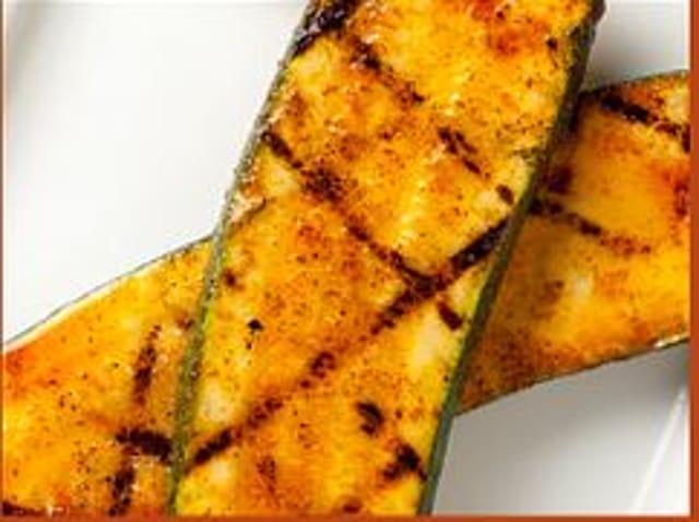Grilled Zucchini.