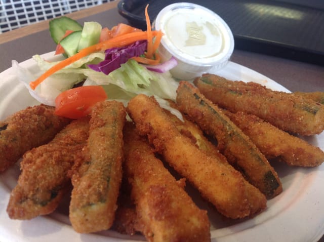 Fried Zucchini Sticks.